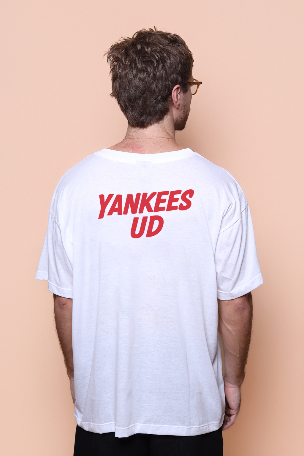 Camiseta oversize estampada Fuera Yankees