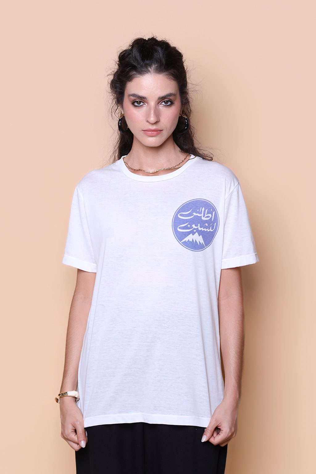 Camiseta estampada Pico nevado