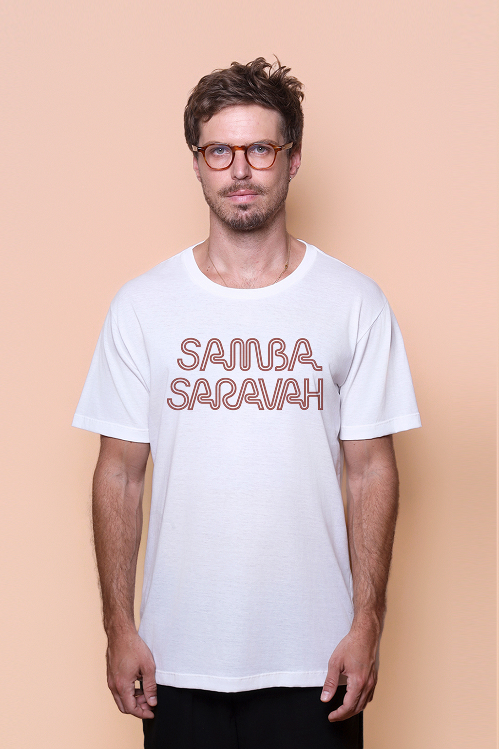 Camiseta estampada Samba Saravah
