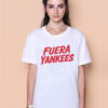 Camiseta estampada Fuera Yankees