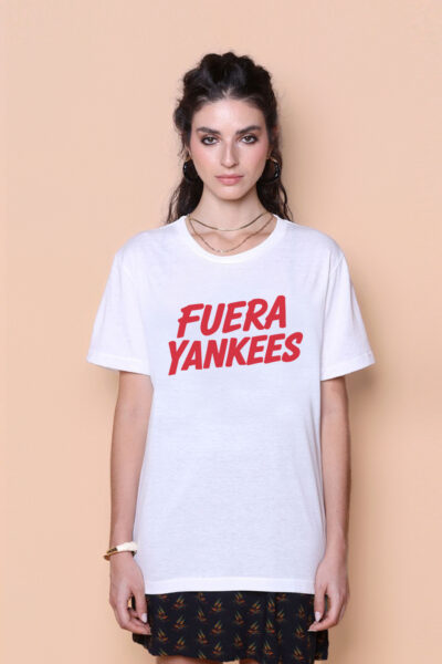 Camiseta estampada Fuera Yankees