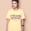 Camiseta amarela estampada Rotisserie
