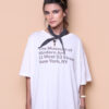 Camiseta oversize estampada Museum of Modern Art