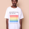 Camiseta oversize estampada Polaroid SX-70