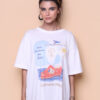 Camiseta oversize estampada Schuhfabrik