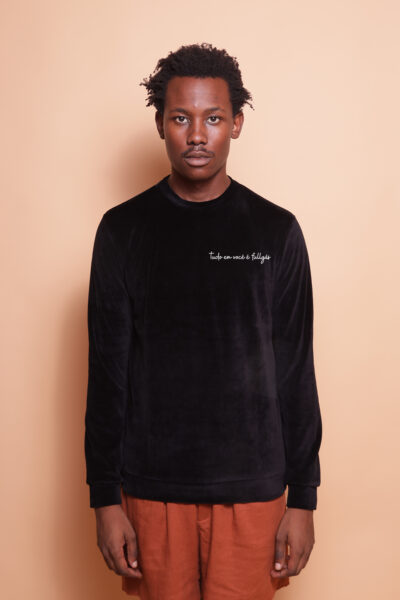 Blusão plush preto Fullgás