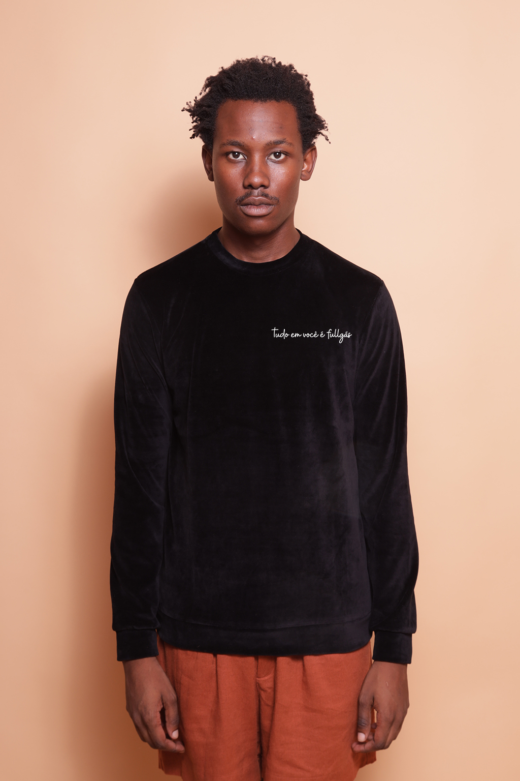 Blusão plush preto Fullgás