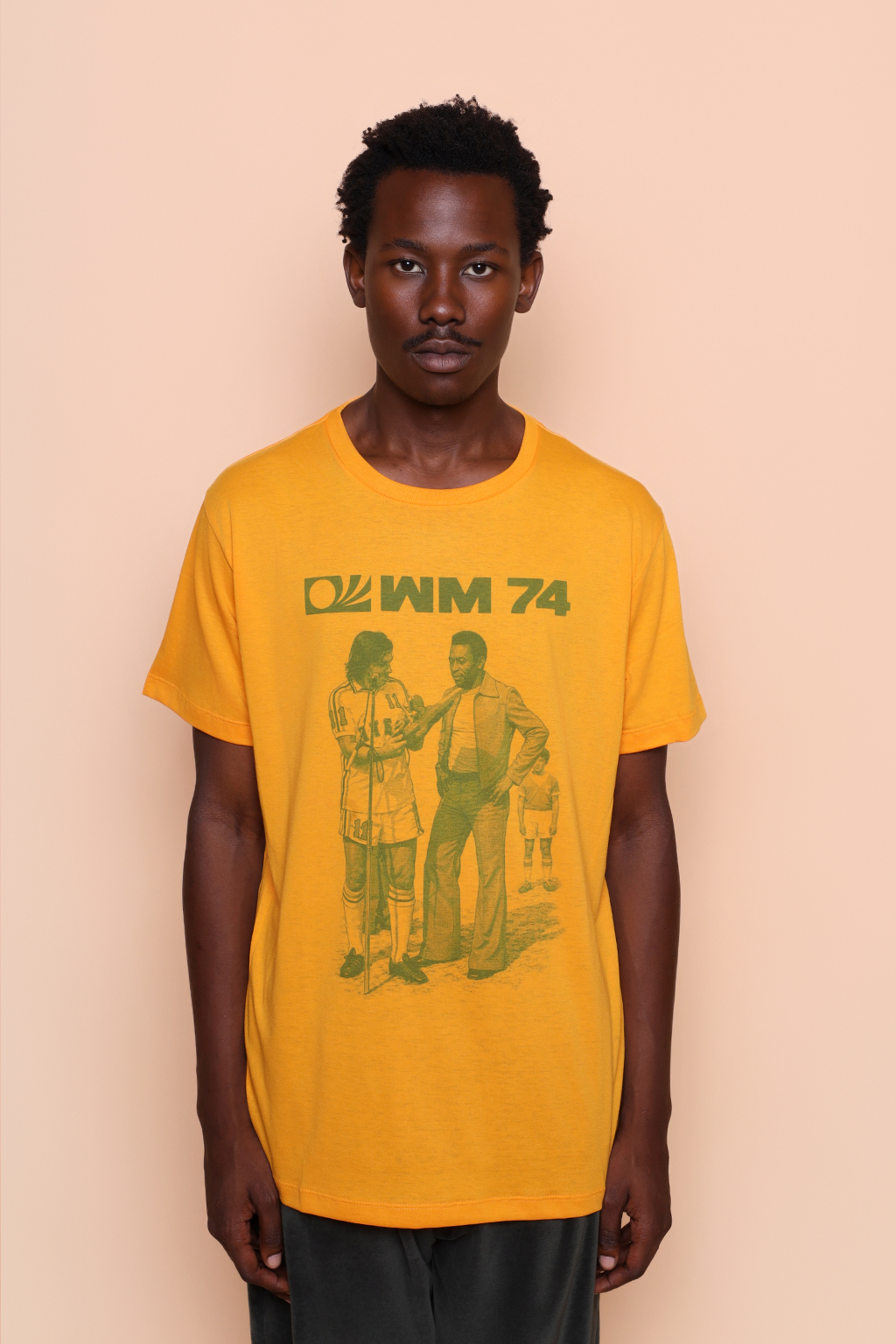 Camiseta amarela Alemanha 74