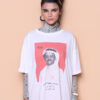 Camiseta oversize estampada Talal Maddah