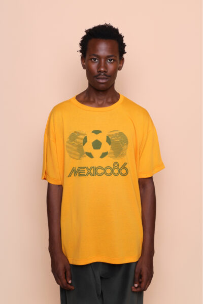 Camiseta oversize amarela México 86