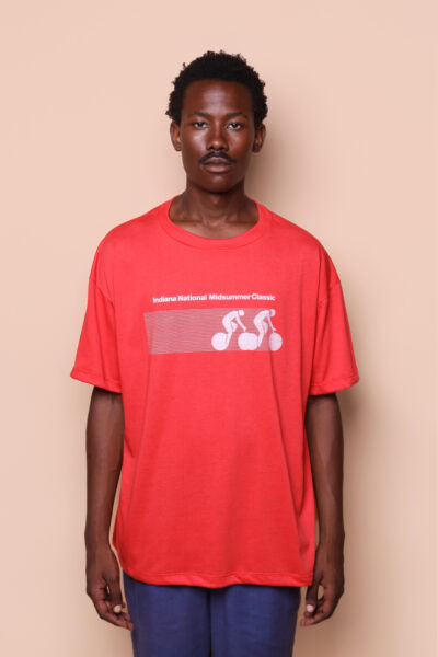 Camiseta oversize vermelha estampada Midsummer Classics