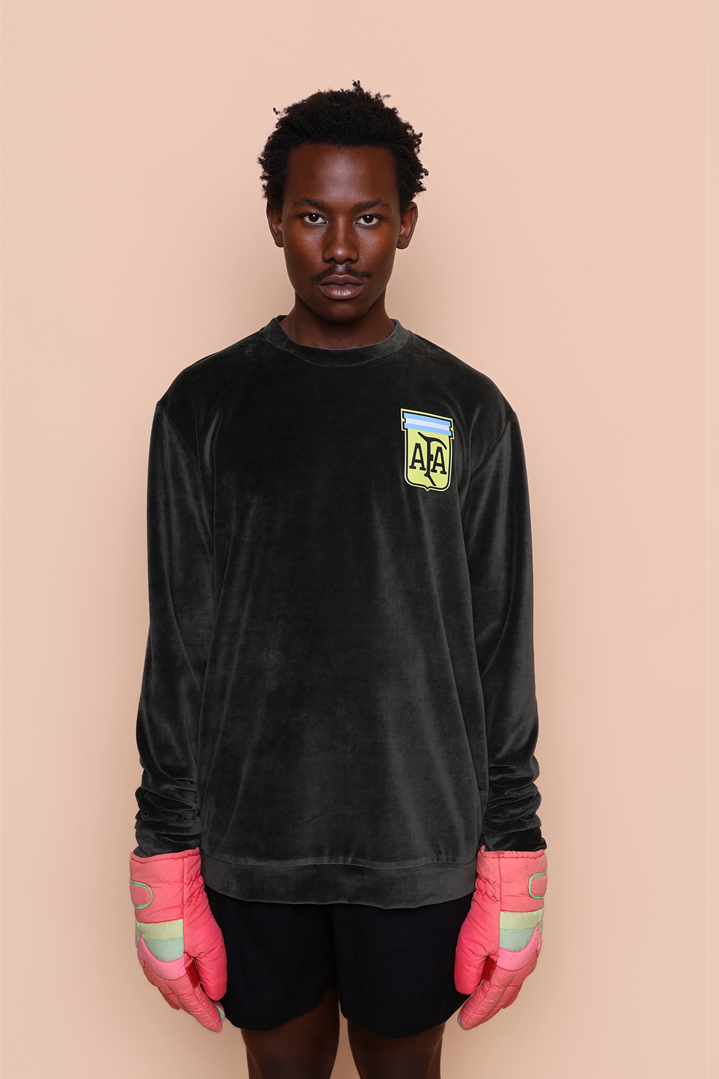 Blusão plush verde musgo AFA