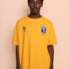 Camiseta oversize algodão amarela Seleção de 82