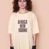 Camiseta oversize amarela Africa New Sound
