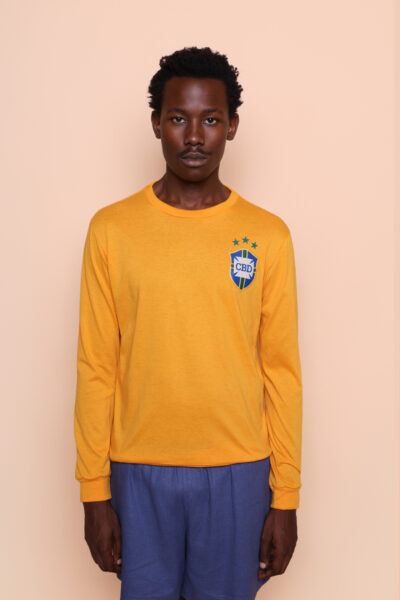 Camiseta manga longa amarela Seleção de 78