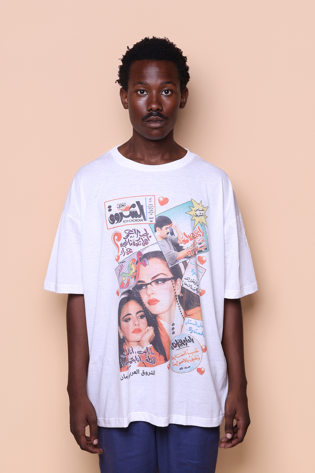 Camiseta oversize estampada Echorouk