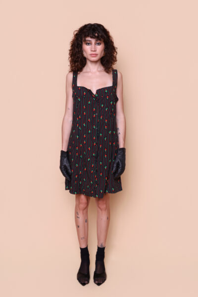 Vestido regata botão Mula sem Cabeça