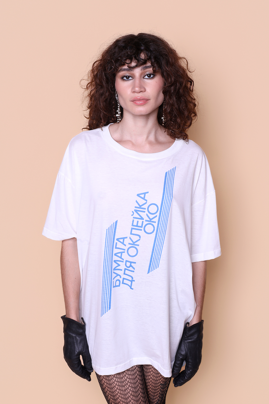 Camiseta oversize estampada Oko