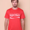 Camiseta vermelha estampada Carpet Burn