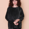 Blusa manga longa plush verde