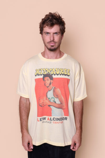 Camiseta oversize estampada Lew Alcindor