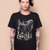 Camiseta estampada Lobo cinzento