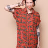 Vestido camisa estampado Mato Grosso