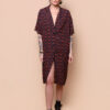 Vestido smoking Cadeia vermelha