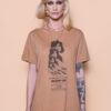 Camiseta marrom estampada Blow-up