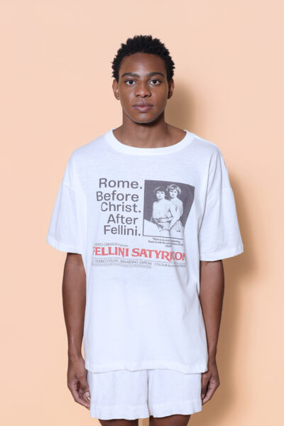 Camiseta oversize estampada Fellini Satyricon