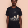 Camiseta preta collab Mostra + AMP 1ª edição