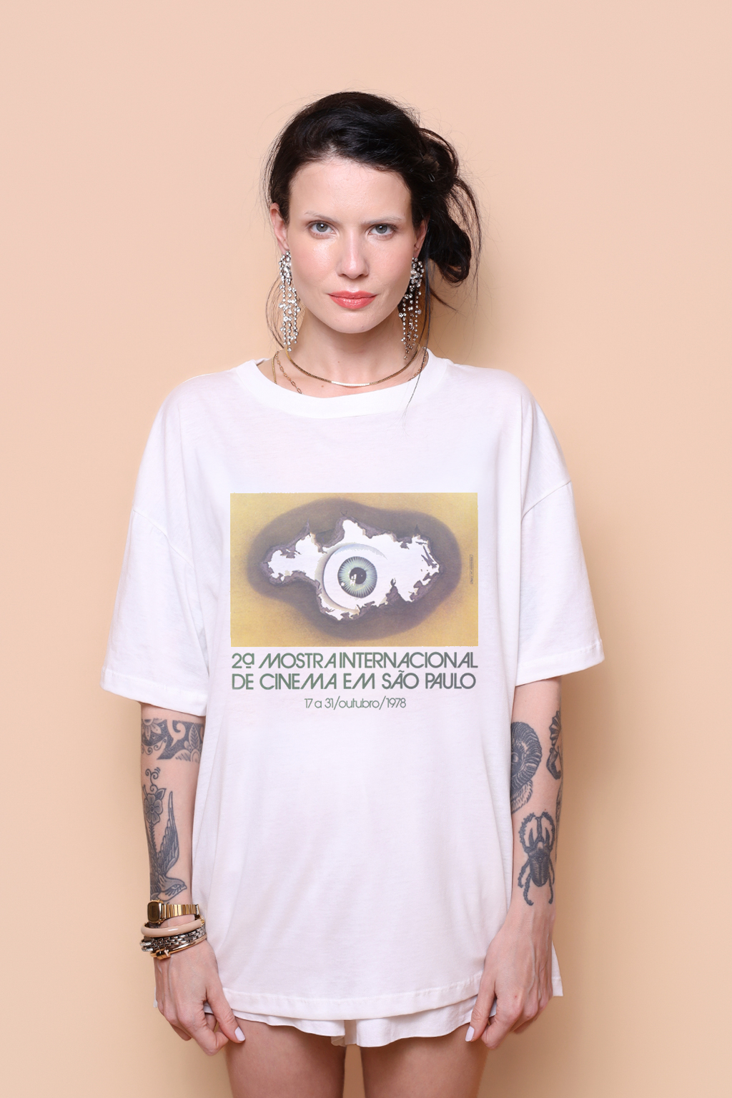 Camiseta oversize collab Mostra + AMP 2ª edição