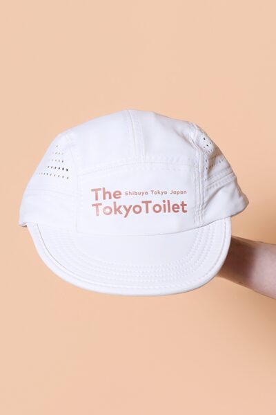Boné five panel tactel off-white Tokyo Toilet