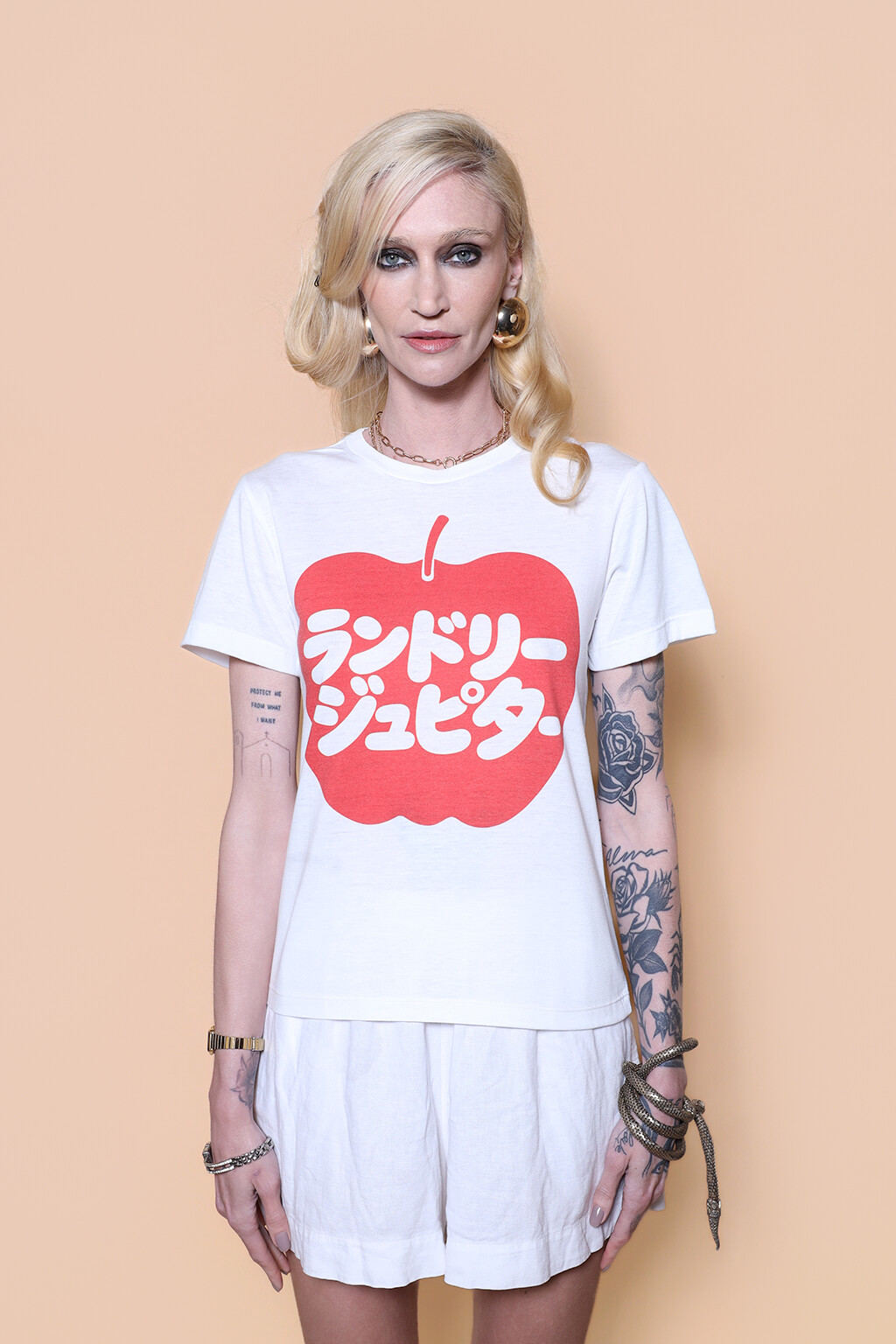 Baby look estampada Lavanderia Júpiter Maçã