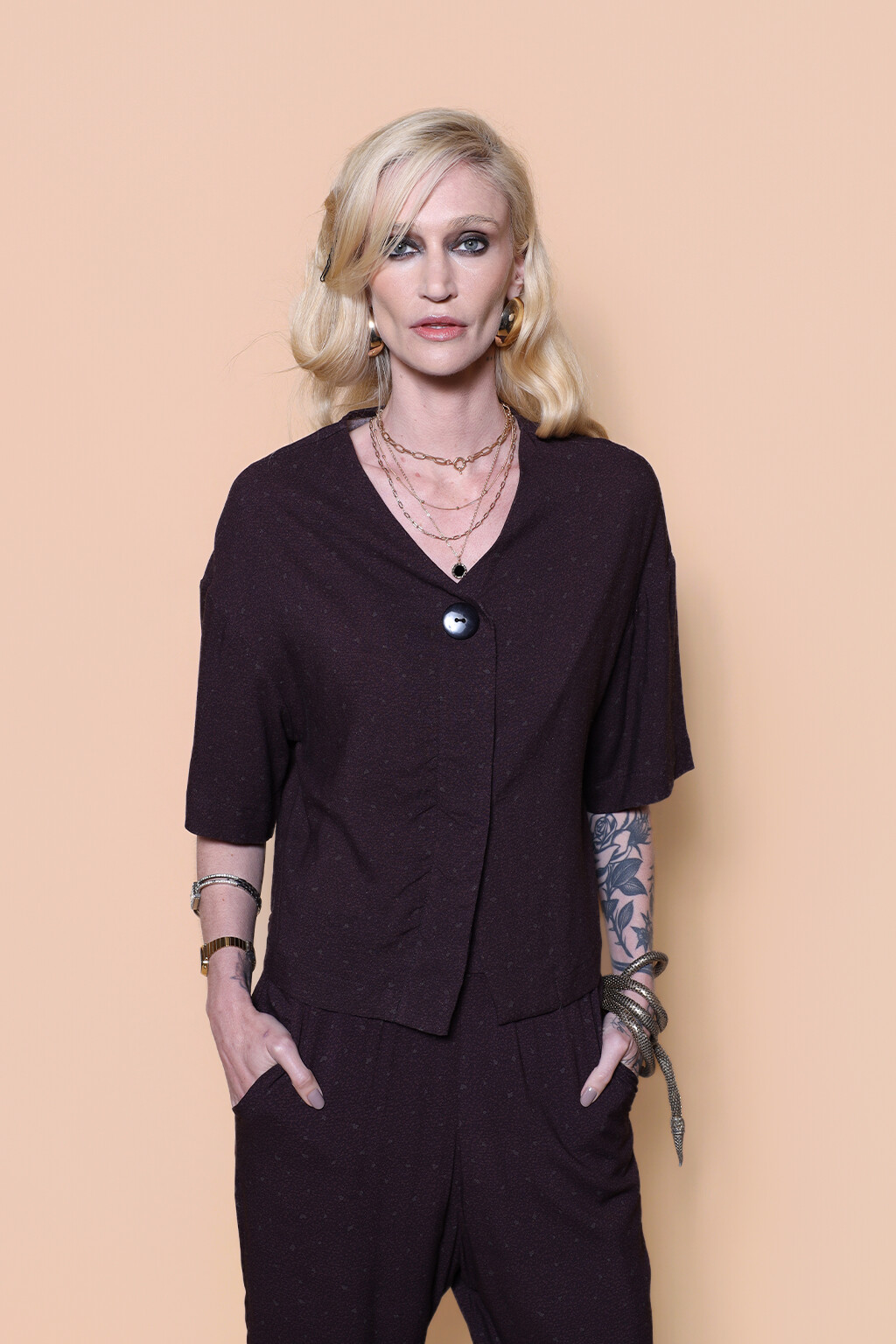 Blusa botões Constelação