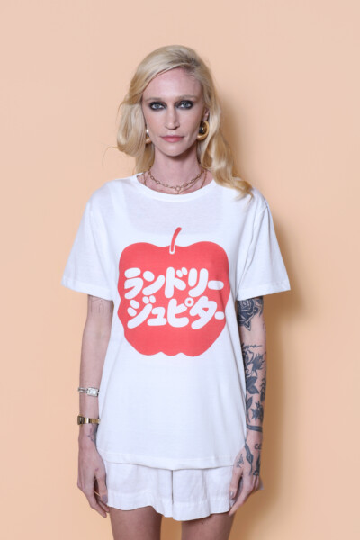 Camiseta estampada Lavanderia Júpiter Maçã