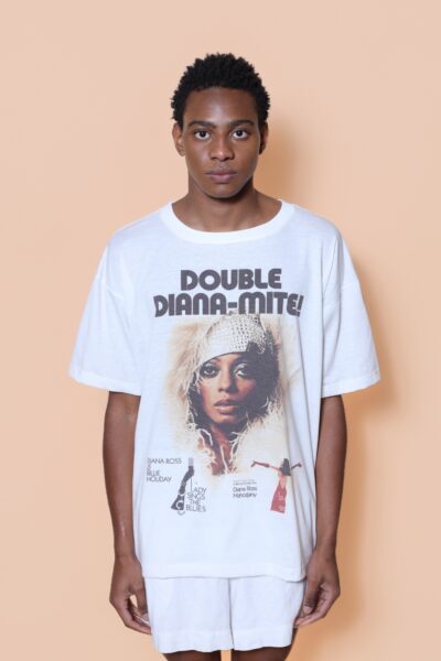 Camiseta oversize estampada Double Diana-mite