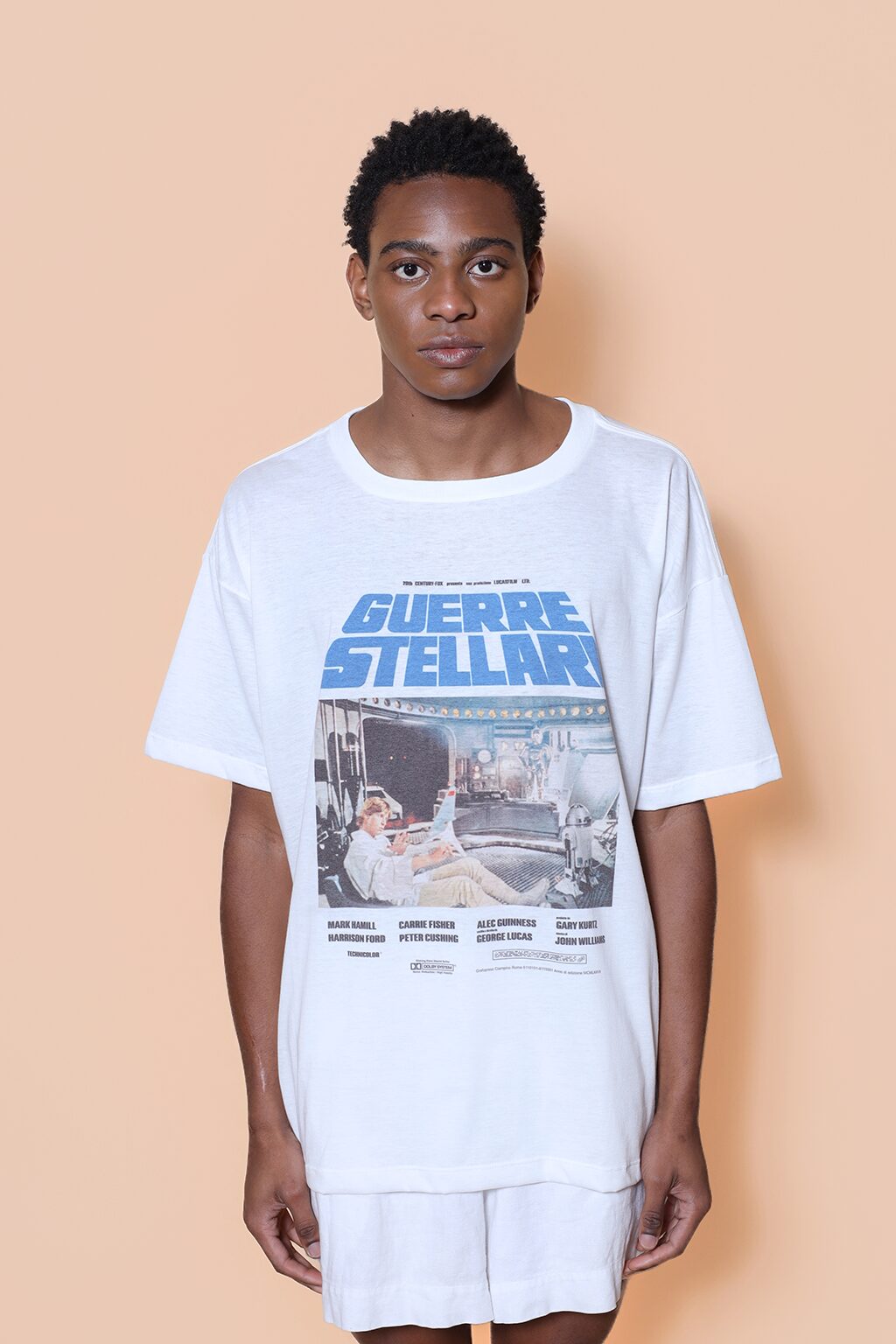 Camiseta oversize estampada Guerre Stellari