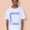 Camiseta oversize estampada Lavanderia Júpiter moldura