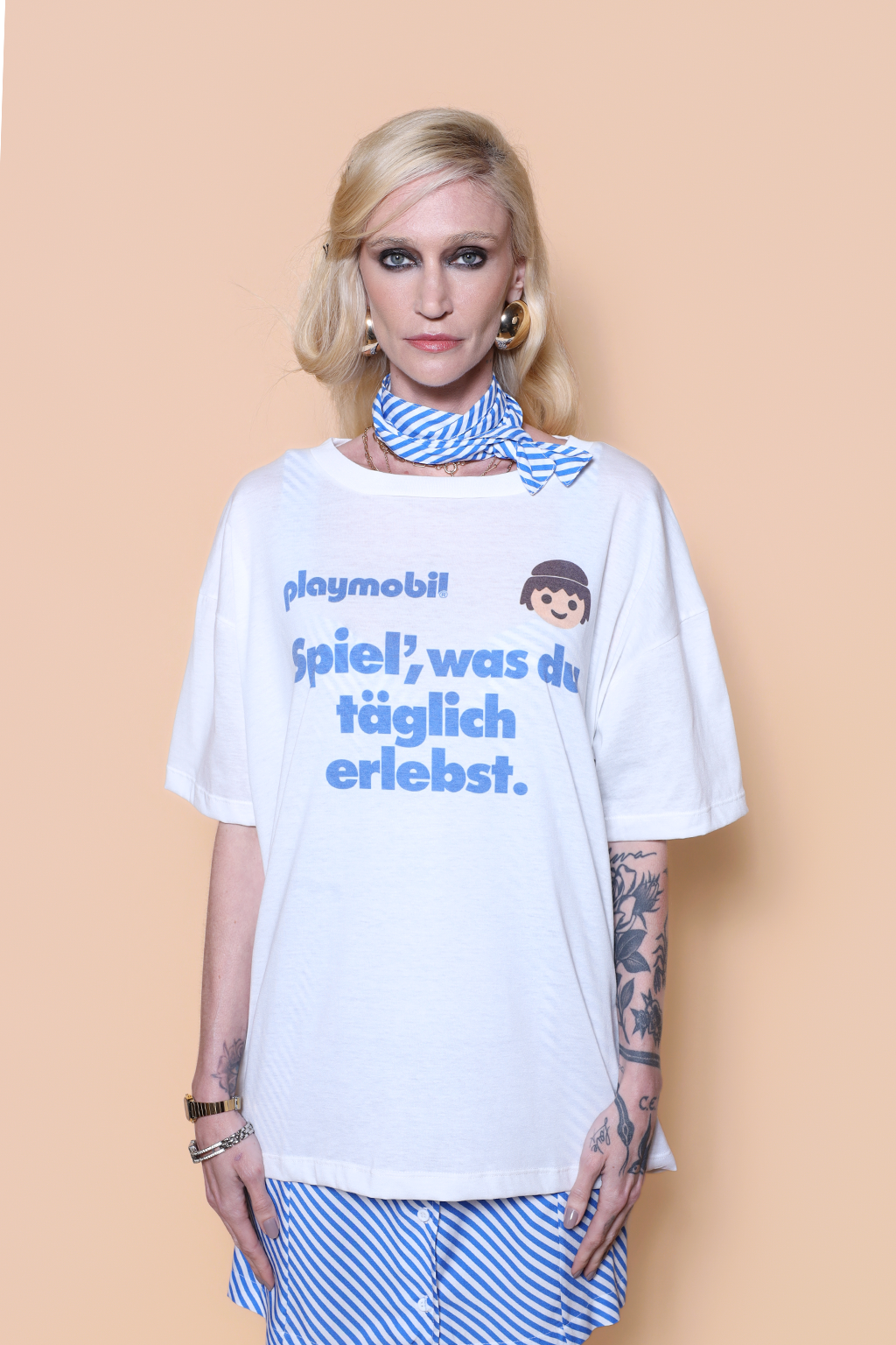 Camiseta oversize estampada Playmobil Spiel
