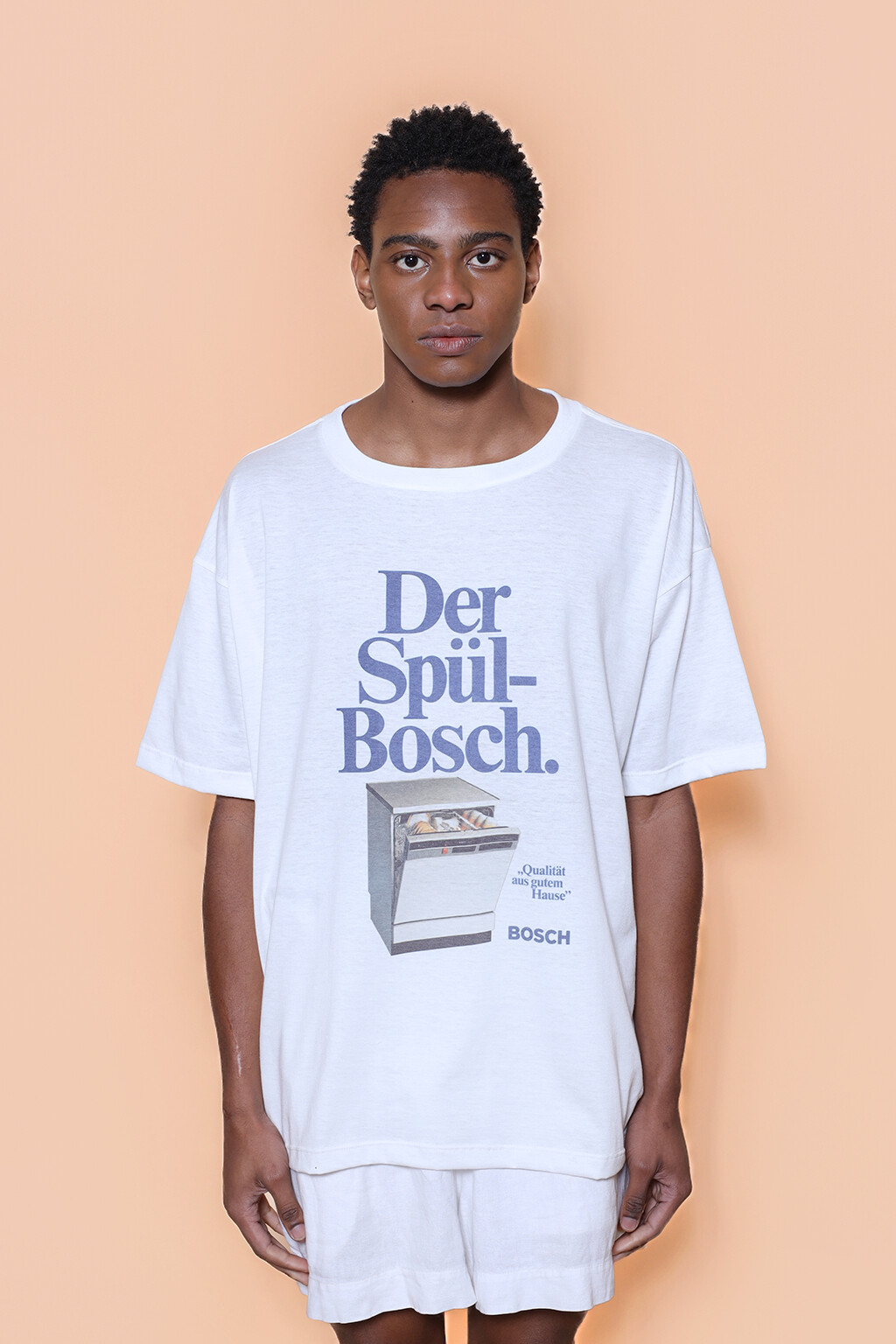 Camiseta oversize estampada Bosch