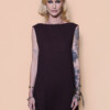 Vestido botão costas curto Constelação